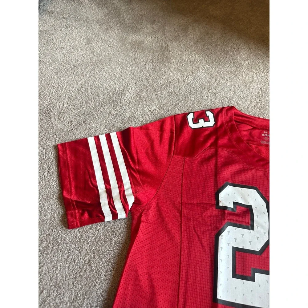 Texas Tech Red Raiders Under Armour NWT Men’s Football Jersey Size Large